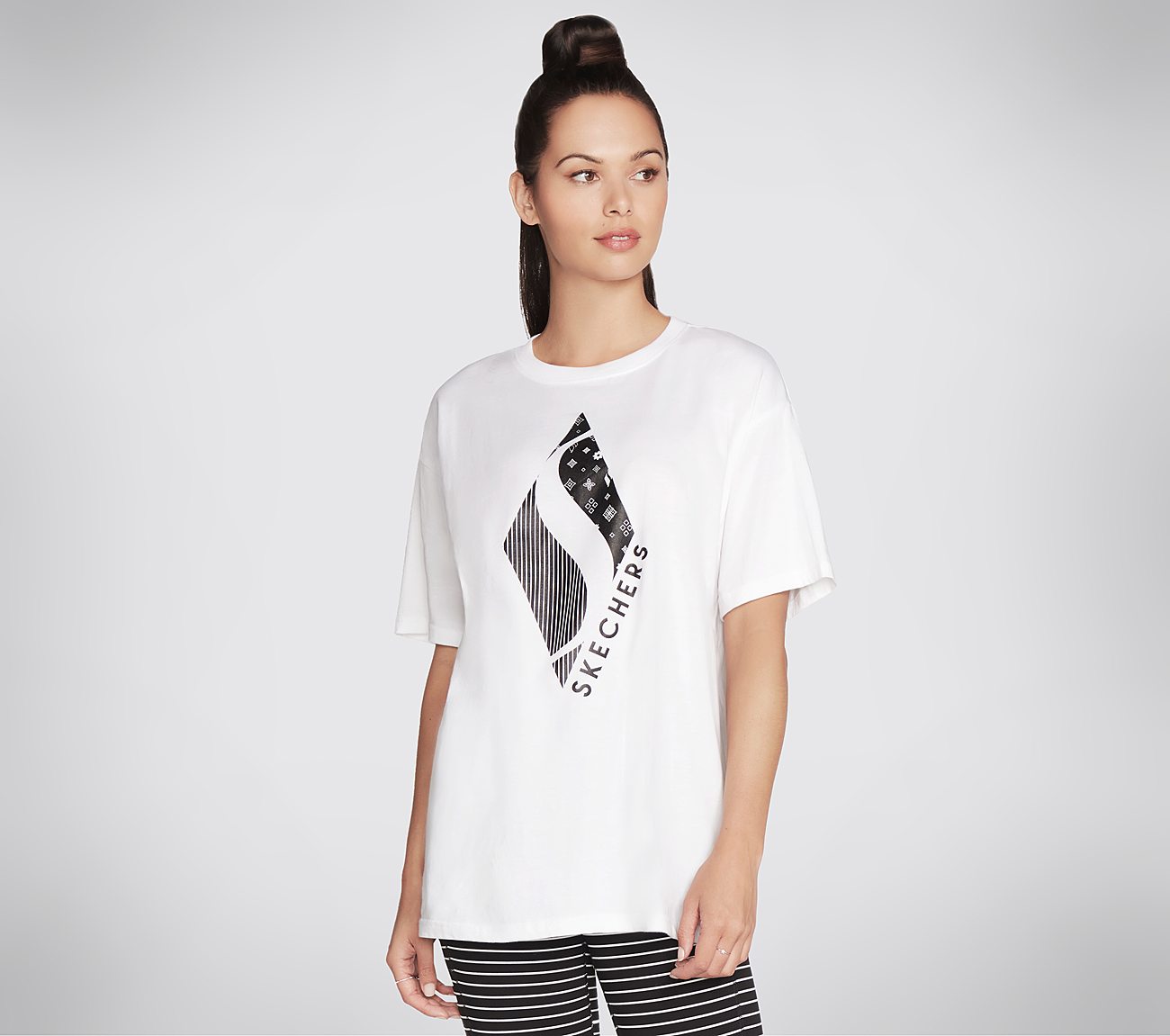 STATUS DIAMOND EVERYBODY T-SHIRT, WWWHITE Apparels Lateral View