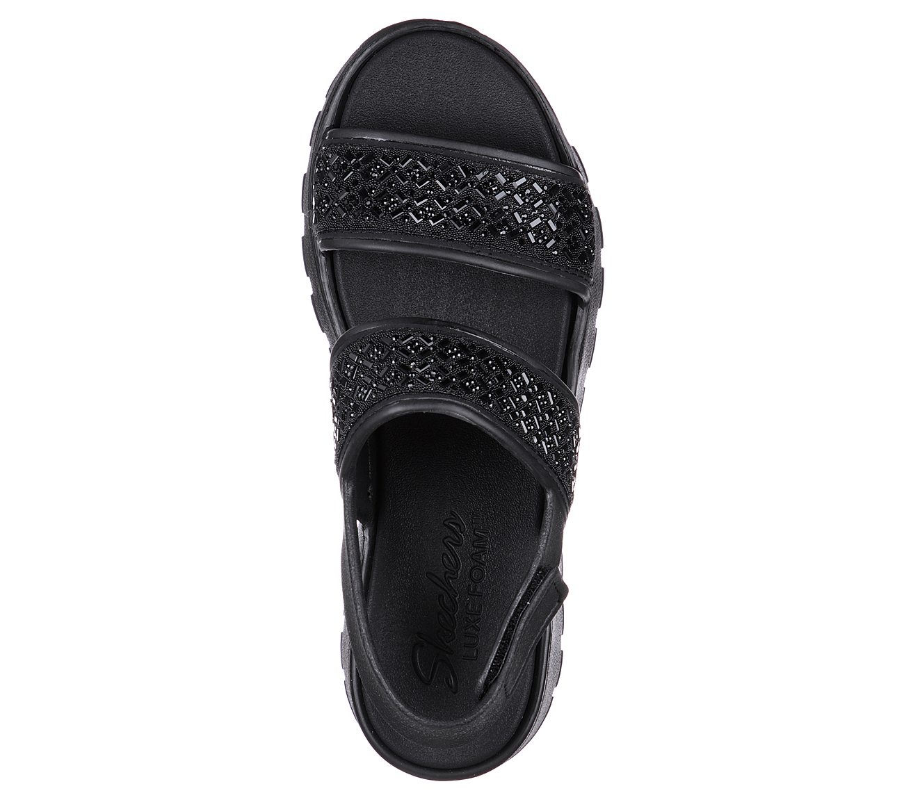 FOOTSTEPS - GLAM PARTY, BBLACK Footwear Top View