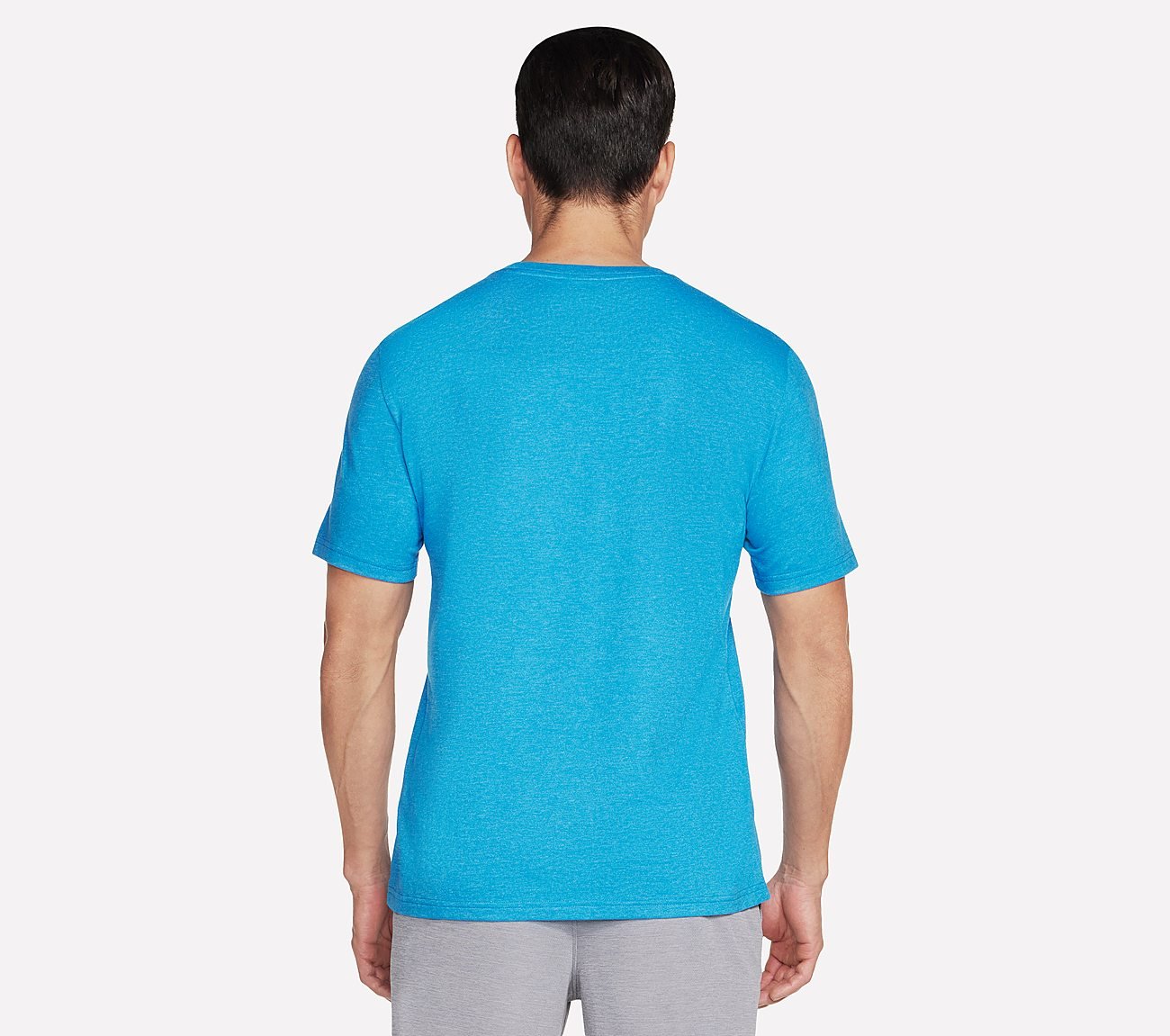 PRESTIGE T-SHIRT, NAVY/LIGHT BLUE Apparel Top View