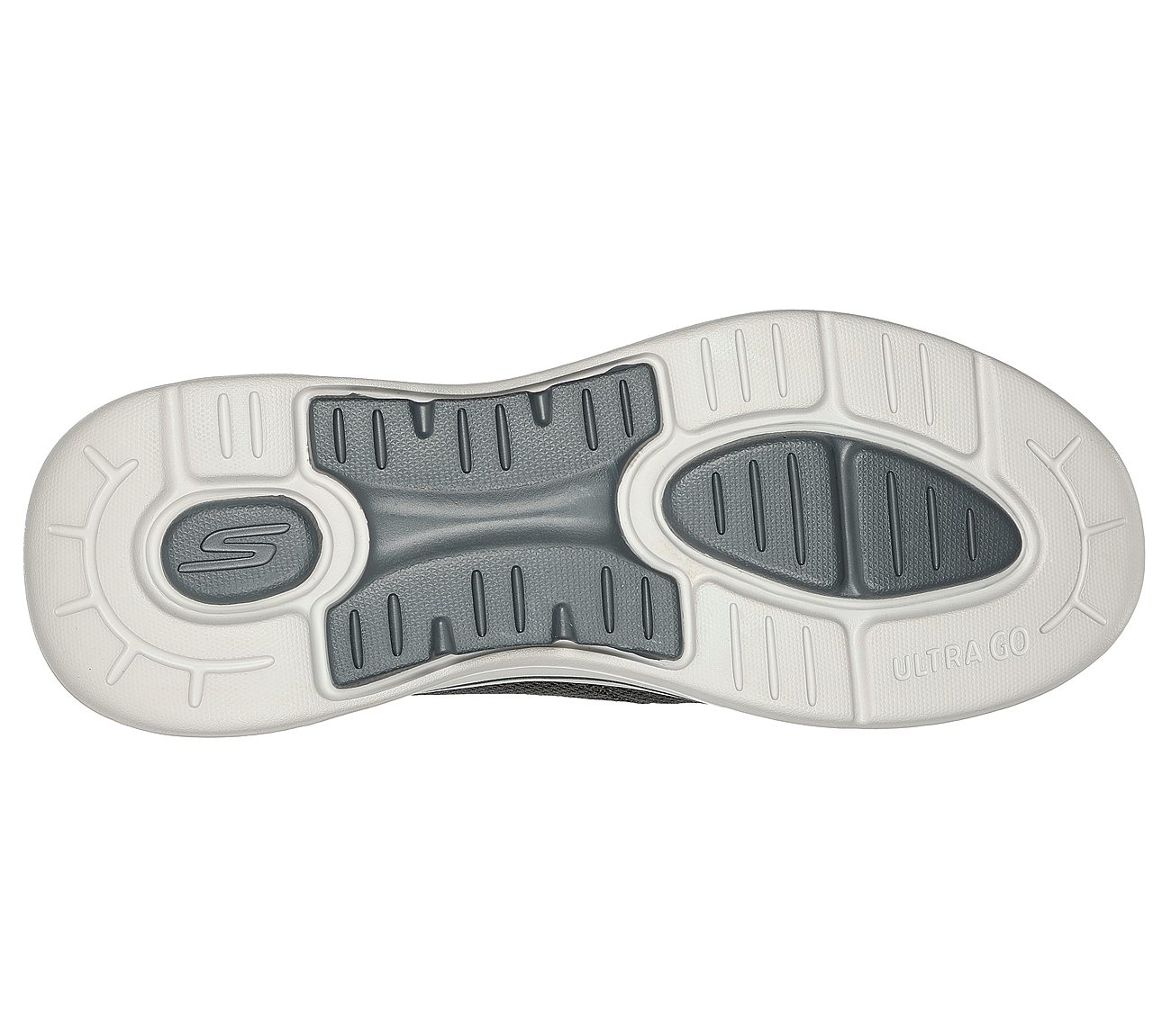 GO WALK ARCH FIT - HANDS FREE, CCHARCOAL Footwear Bottom View
