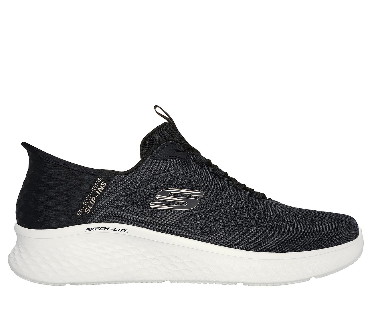 SKECHERS SLIP-INS: SKECH-LITE PRO - PRIMEBASE, BLACK Footwear Lateral View