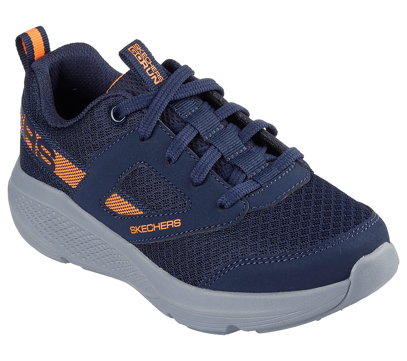 GO RUN ELEVATE, NAVY/ORANGE Footwear Right View