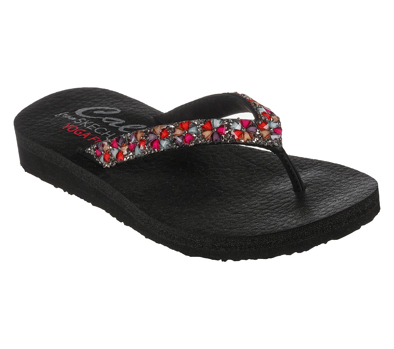 MEDITATION-DAISY DELIGHT, BLACK/MULTI Footwear Right View