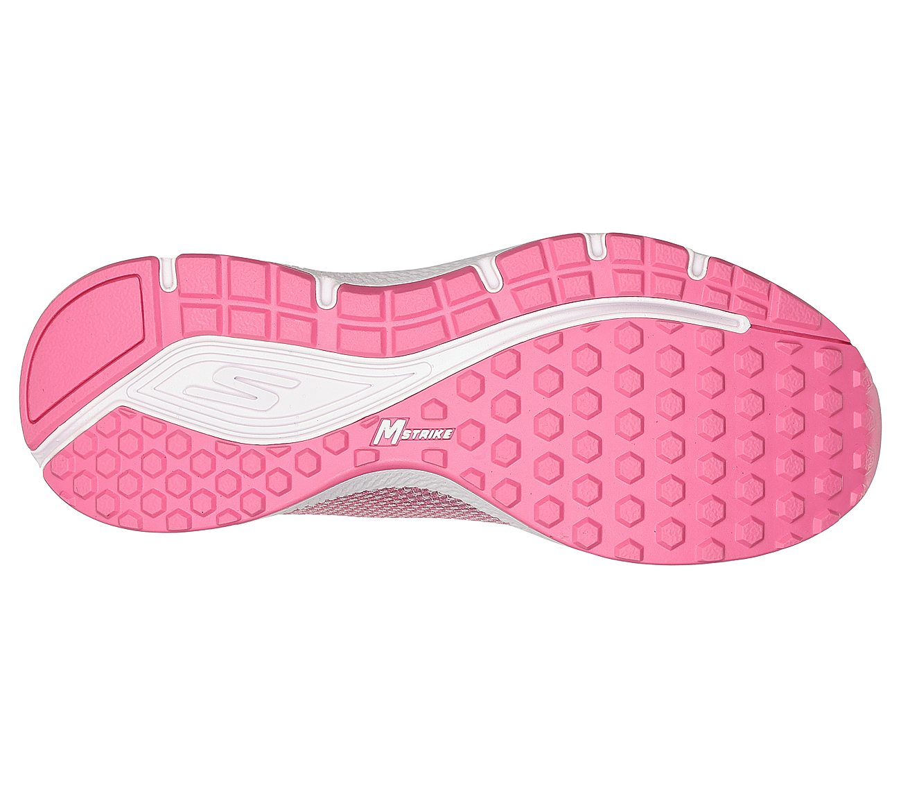 GO RUN CONSISTENT, PPINK Footwear Bottom View