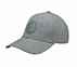 Baseball Hat, LIGHT GRAY  Top View