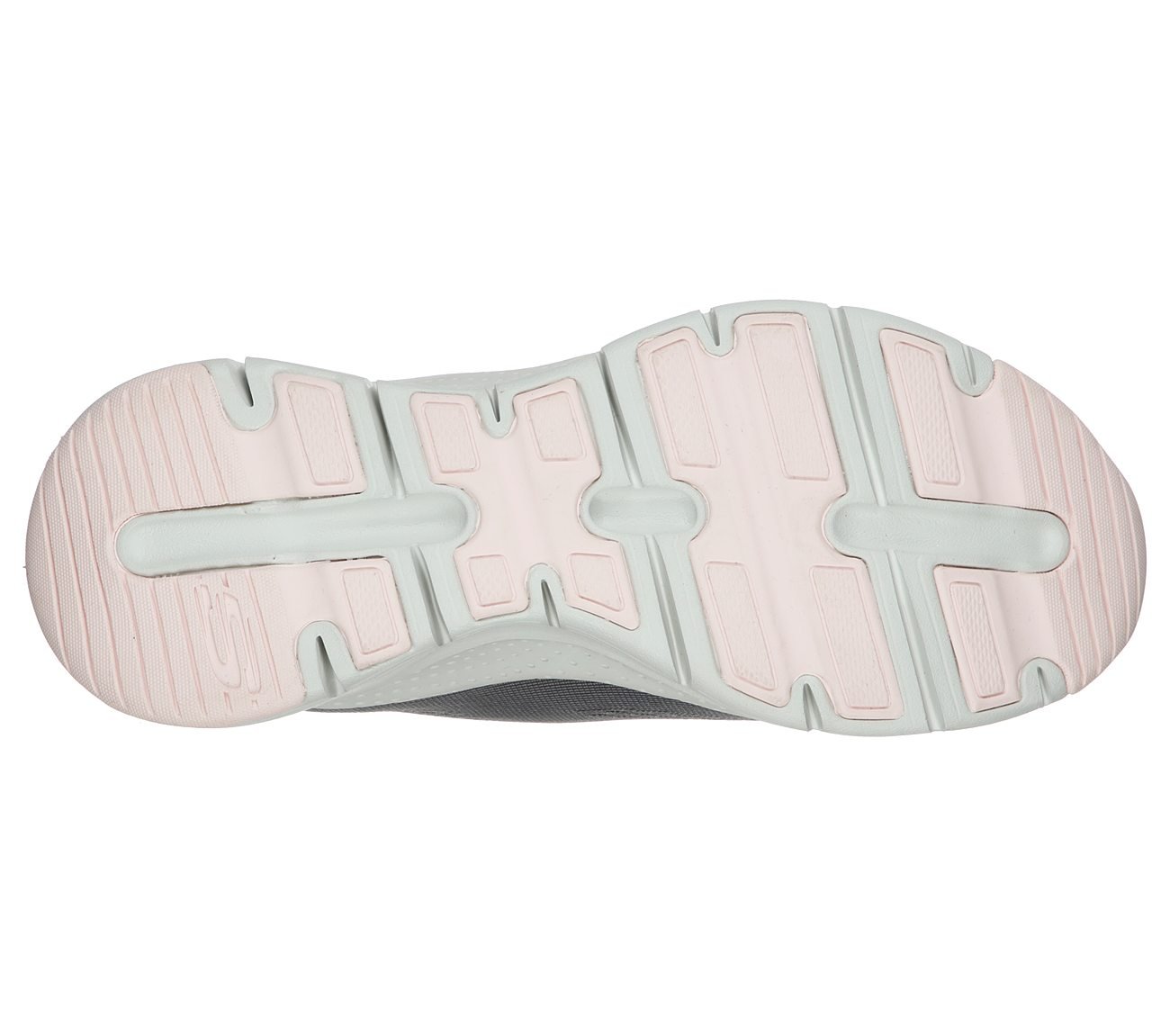 ARCH FIT - BIG APPEAL, GREY/PINK Footwear Bottom View