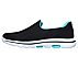 GO WALK 5, BLACK/TURQUOISE Footwear Left View