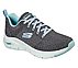 ARCH FIT-COMFY WAVE, CHARCOAL/TURQUOISE Footwear Lateral View