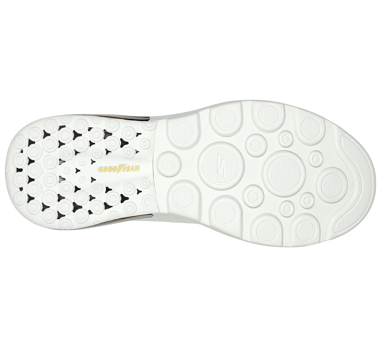 GO WALK AIR 2.0 - ENTERPRISE, WHITE/LIME Footwear Bottom View