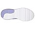 SKECH-AIR AIRMATIC, BLUE/LIME Footwear Bottom View