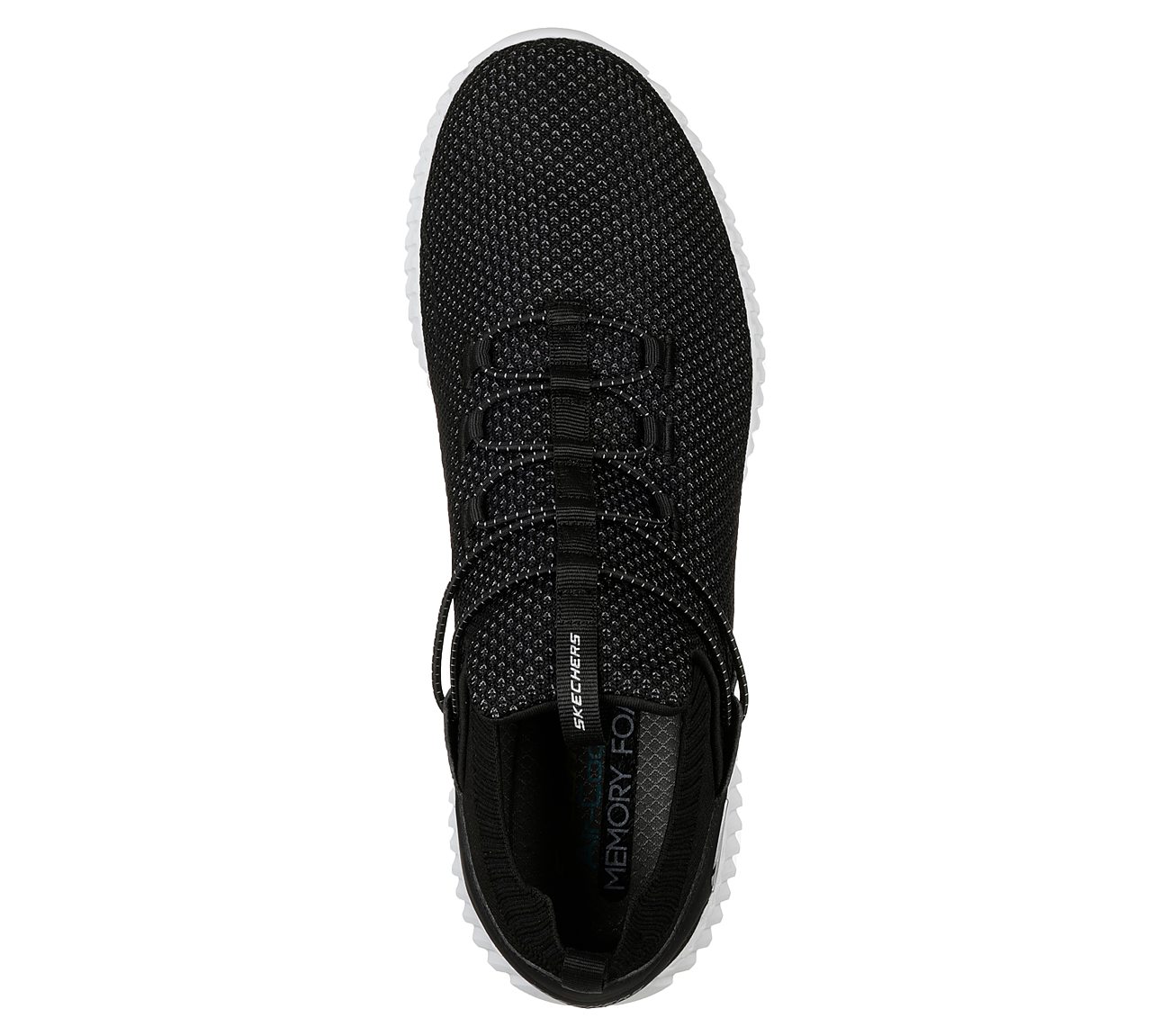 ELITE FLEX - LOCHBAY, BLACK/WHITE Footwear Top View