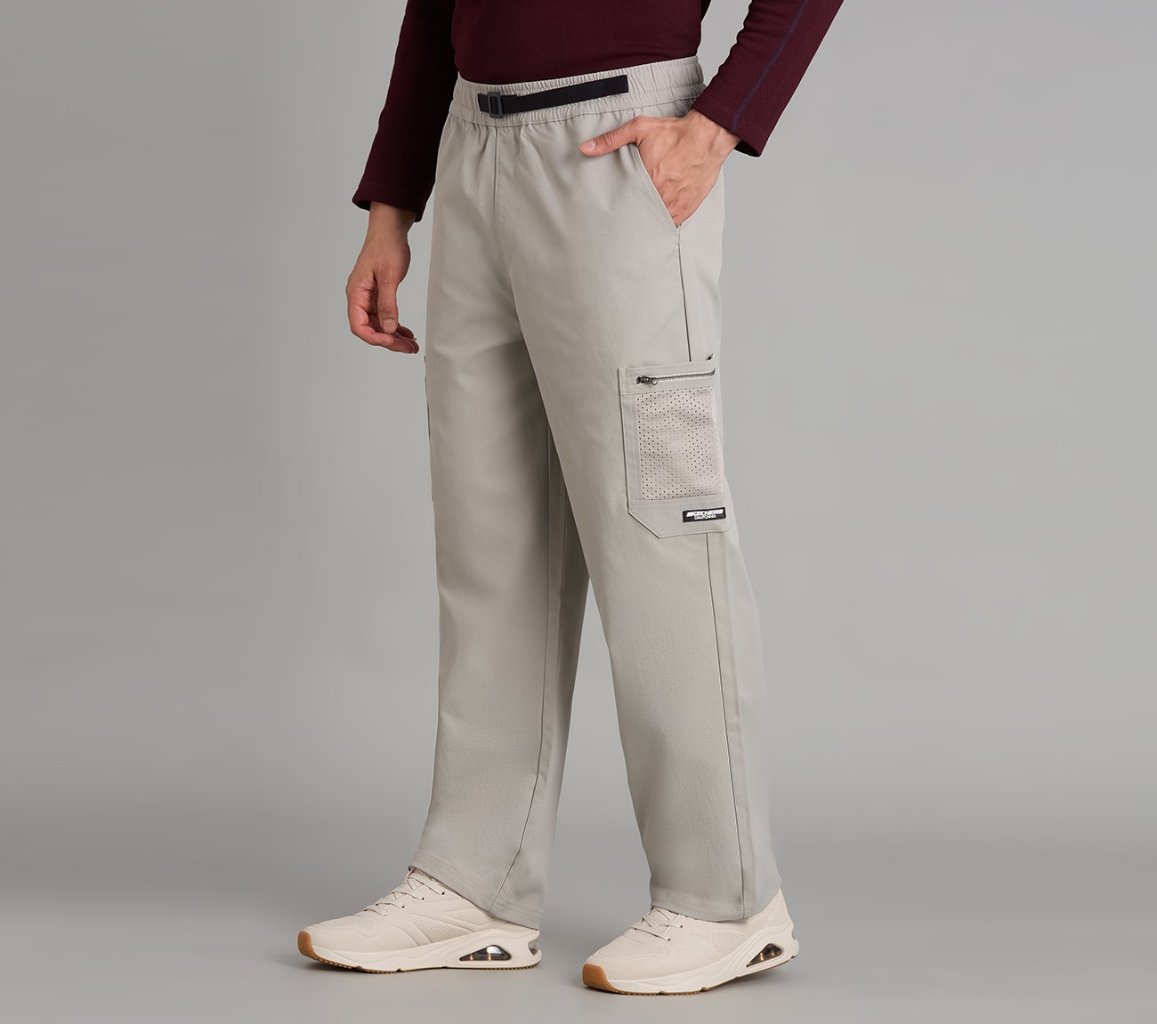 MESH POCKET RANGER PANTS, CHARCOAL/LT. GRAY