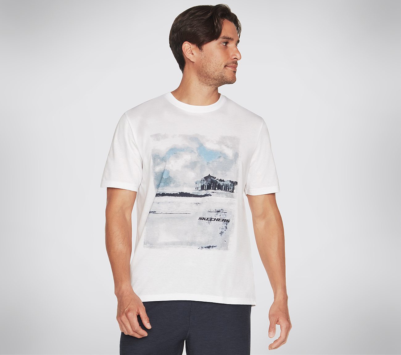 WAVE BREAK T-SHIRT, WWWHITE Apparels Bottom View