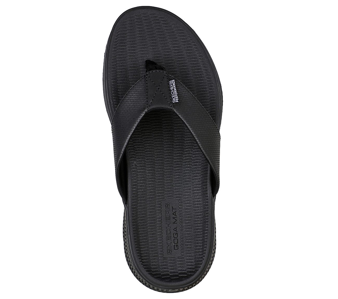 GO CONSISTENT SANDAL-SYNTHWAV, BBLACK Footwear Top View