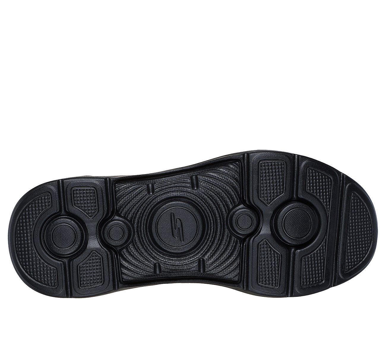GO WALK ARCH FIT 2.0 - BEL, BLACK/PINK Footwear Bottom View