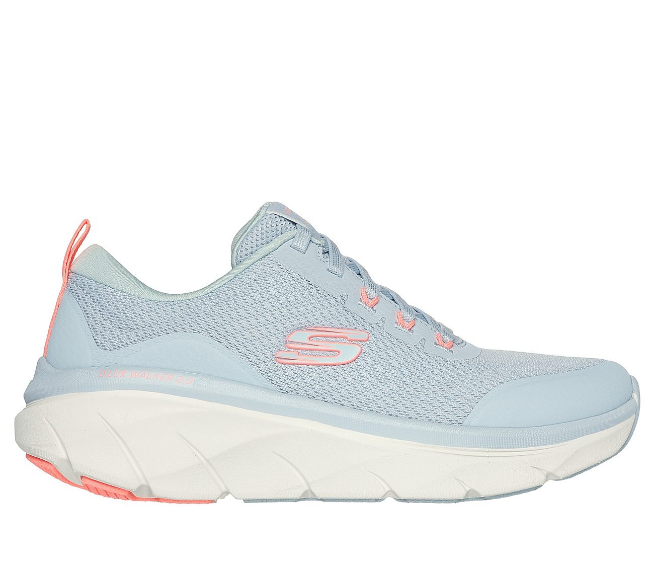 D'LUX WALKER 2.0-RADIANT ROSE, BLUE NEON CORAL Footwear Lateral View