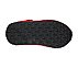 RETRO SNEAKS - GORVOX, RED/BLACK Footwear Bottom View