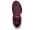 SKECH-AIR COURT-AIR WAVE, BURGUNDY/MULTI Footwear Top View