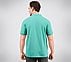 OASIS TIPPING POLO, AQUA/LIME Apparels Left View