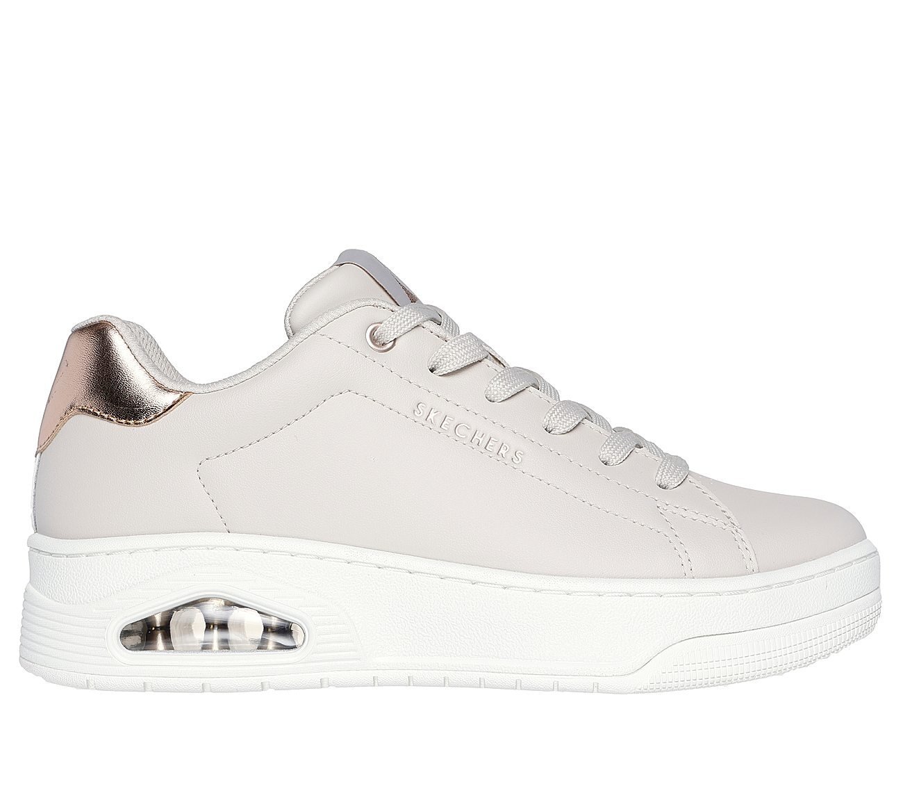 UNO COURT - COURTED AIR, NATURAL Footwear Lateral View