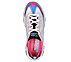 D'LITES-FRESH AIR, BLUE/HOT PINK Footwear Top View