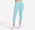 GOWALK HW 7/8 LEGGING II, WHITE/TURQUOISE Apparels Lateral View