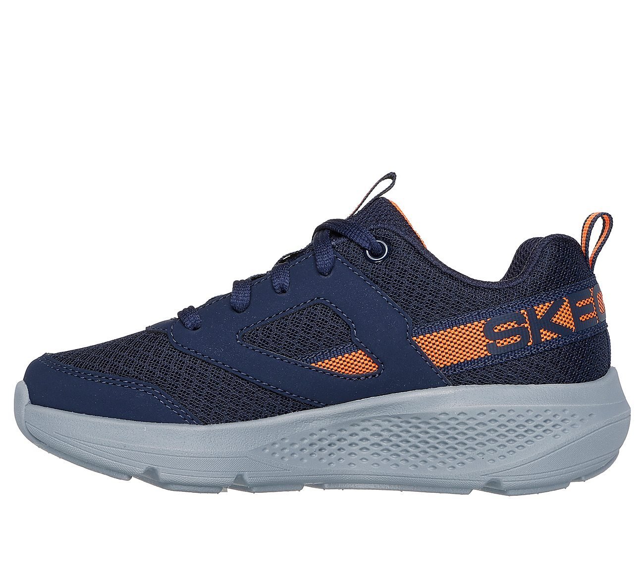 GO RUN ELEVATE, NAVY/ORANGE Footwear Left View