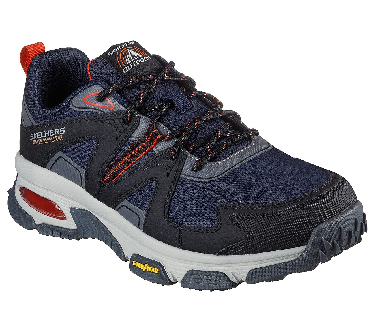 SKECH-AIR ENVOY-VEXOR, NAVY/BLACK Footwear Lateral View