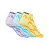 3PK WOMENS AOP NON TERRY LOWC, LAVENDER/TURQUOISE