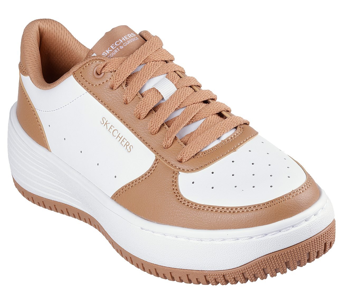 GRAND 92-STEADY WINNING, WHITE/TAN Footwear Right View