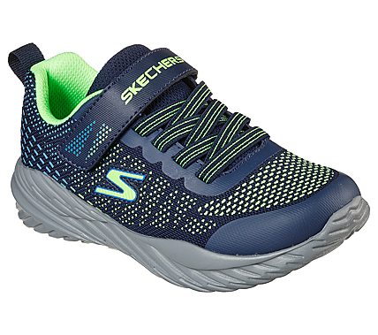 NITRO SPRINT - KARVO, NAVY/LIME Footwear Lateral View