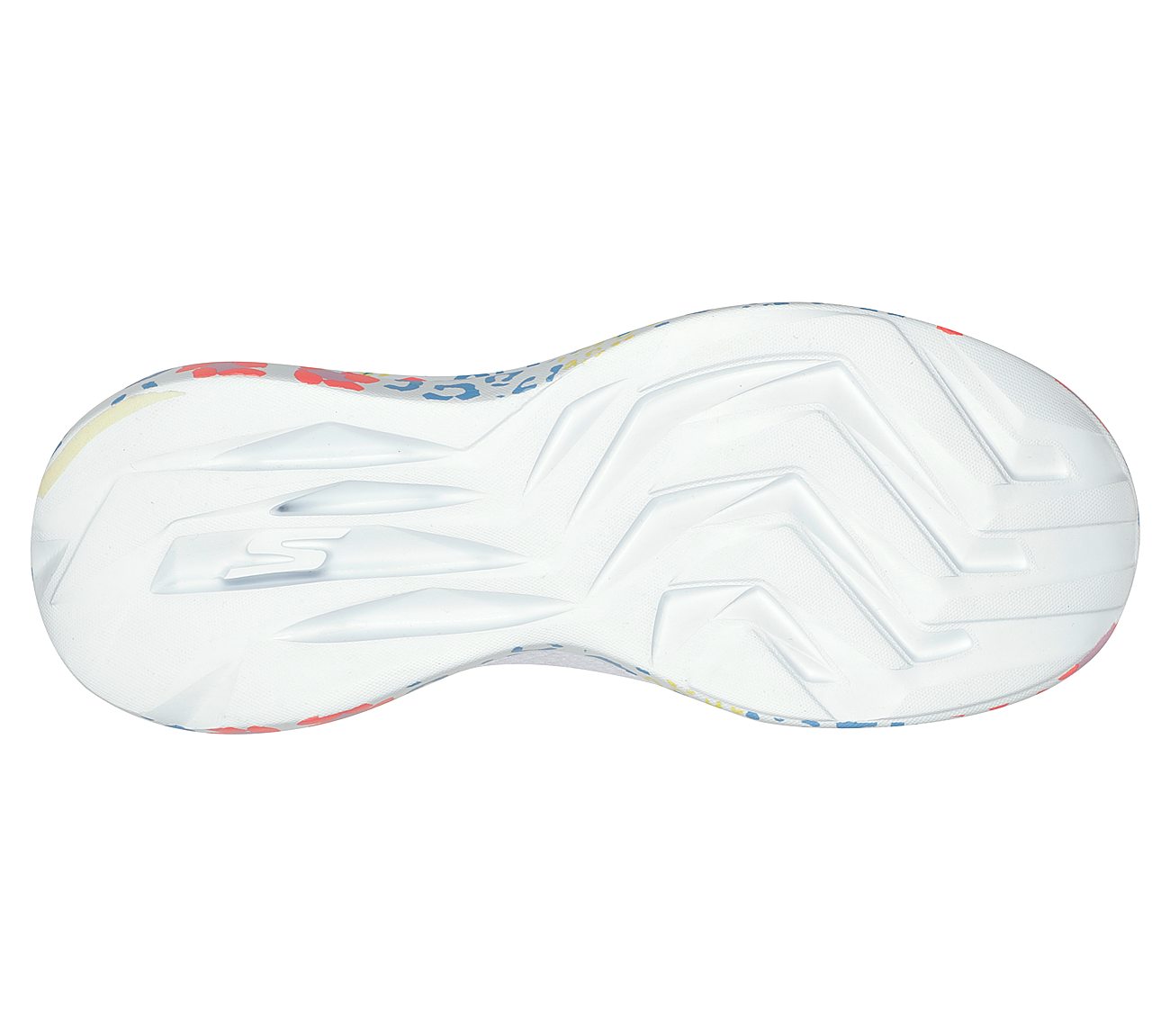 GO RUN FAST - URBAN PARADISE, WHITE/MULTI Footwear Bottom View