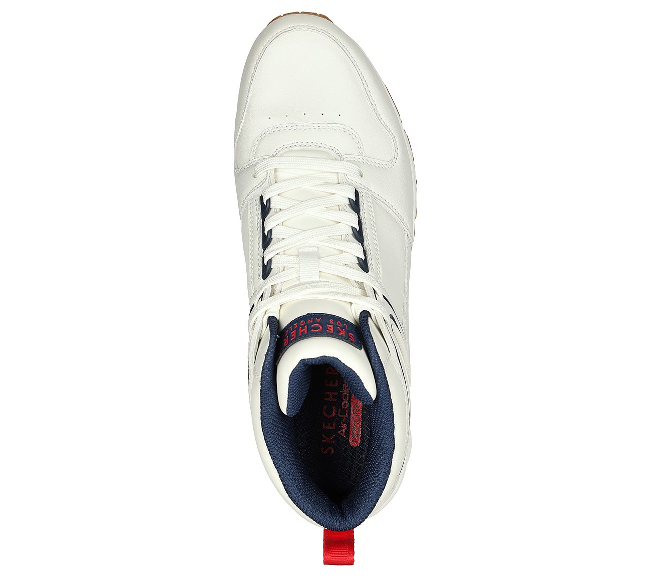 UNO - KEEP CLOSE, WHITE/NAVY/RED Footwear Top View