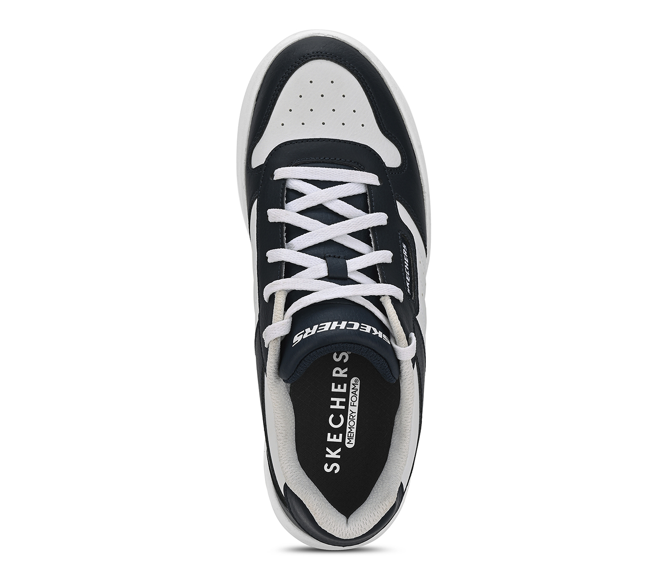 SPORT COURT 92, NAVY/WHITE Footwear Top View